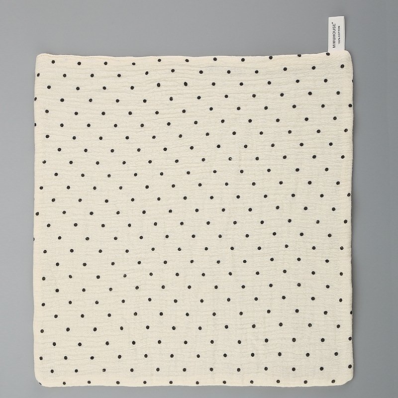 Small Square Baby Feeding Burp Clothes 100% Cotton Soft Baby Handkerchief Muslin Washcloth
