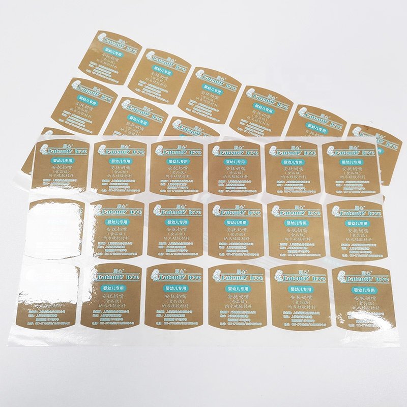 Custom designed Paper PVC PE BOPP PP vinyl brand perfume label for jars and bottles