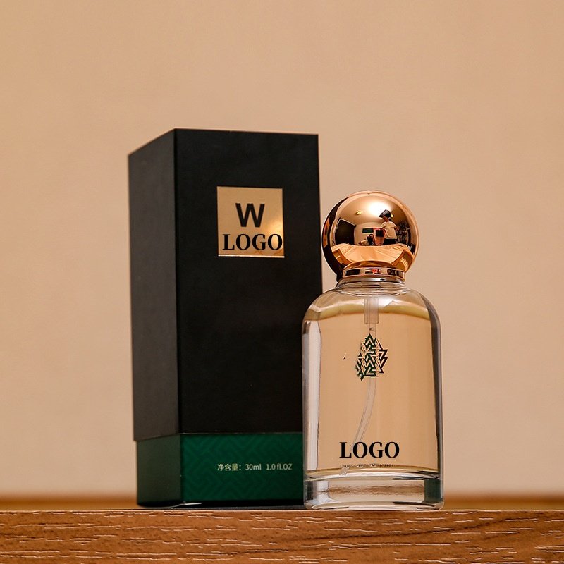 Luxury New Design Cylinder 30mL 100mL luxury glass perfume empty glass cosmetic container package 50 ml perfume bottle with box