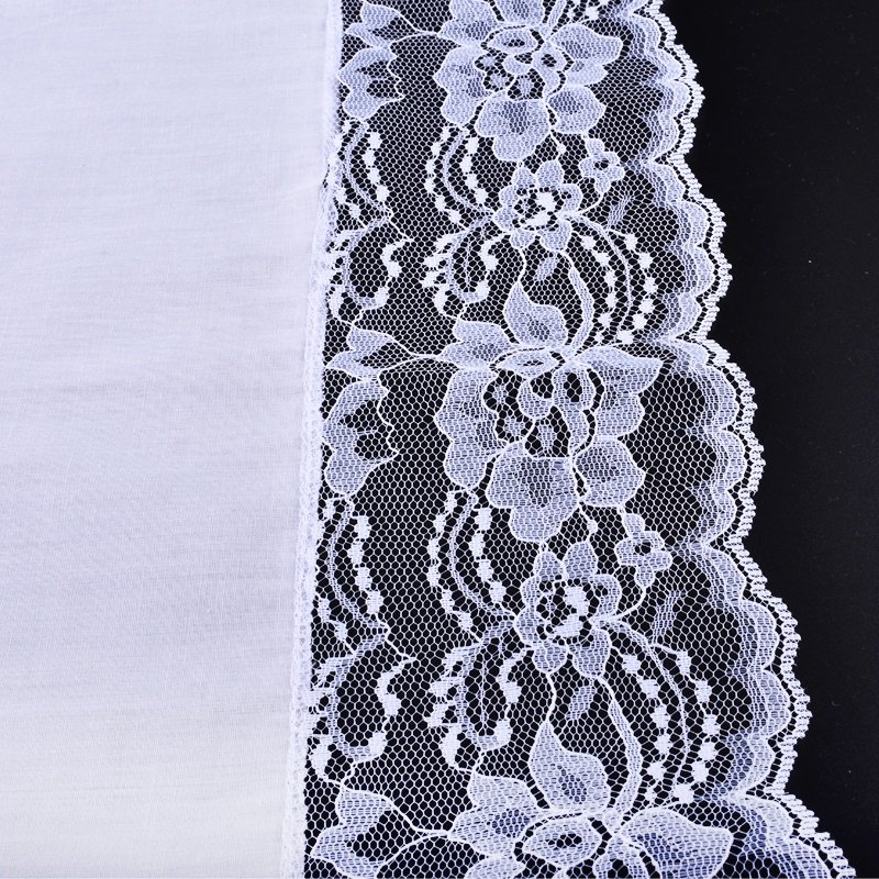 Factory Custom White Lace Handkerchief Good Price Product