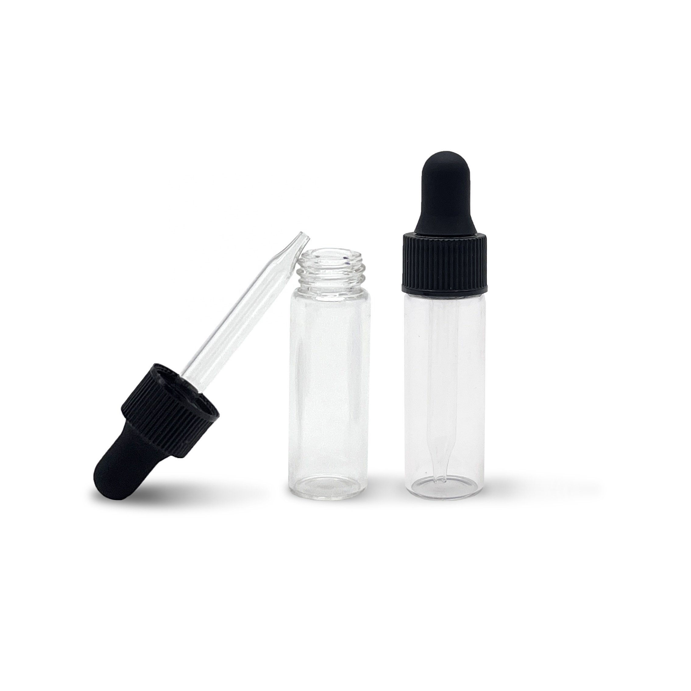 Leakproof Essential Oils Bottles Bottles with Dropper Glass 0.5oz 1oz 2oz 4oz Cosmetic Screen Printing