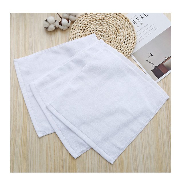 Handkerchief 100% cotton panuelos custom logo handkerchief men 100% cotton women's ladies white towel handkerchief