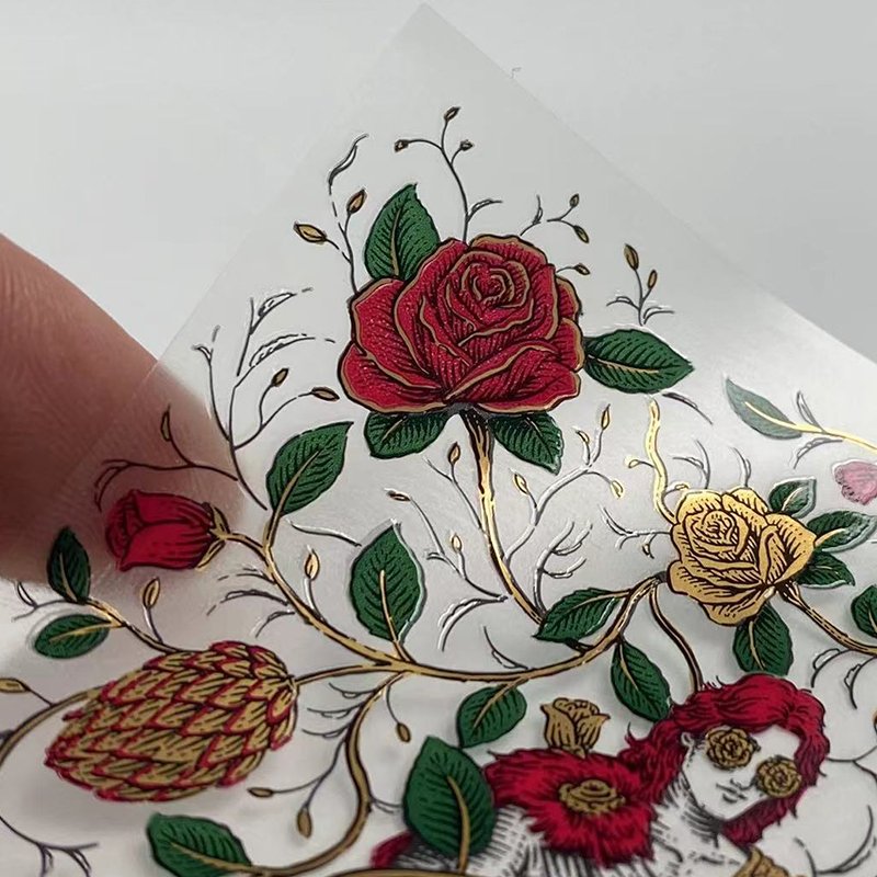 Custom clear shampoo bottle label sticker Self-adhesive Transparent adhesive labels for hair products