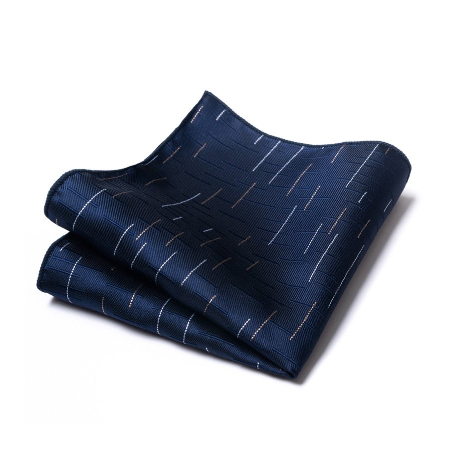 Wholesale Print Elegant Luxury Jacquard Handkerchief Wedding Pocket Square for Men
