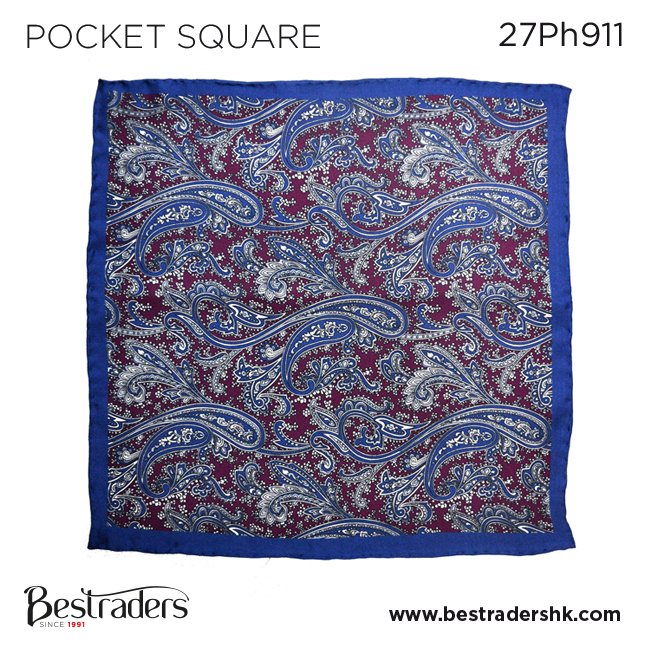 New Arrival Beautiful & Classic Look Custom Print Linen Fabric Made Pocket Square Handkerchiefs for Men at Affordable Price