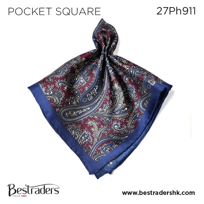 New Arrival Beautiful & Classic Look Custom Print Linen Fabric Made Pocket Square Handkerchiefs for Men at Affordable Price