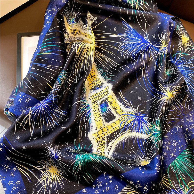 mulberry silk Printing Logo Custom Square shawl Scarf Hip Hop Multifunctional Handkerchief Headband Turban silk Bandanas