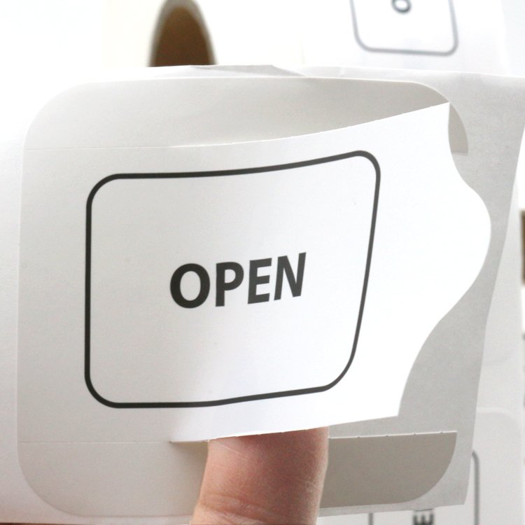 Waterproof Self Adhesive Tissue Label Sticker Roll Customize Cleaning Wet Wipes Bags Packaging Label