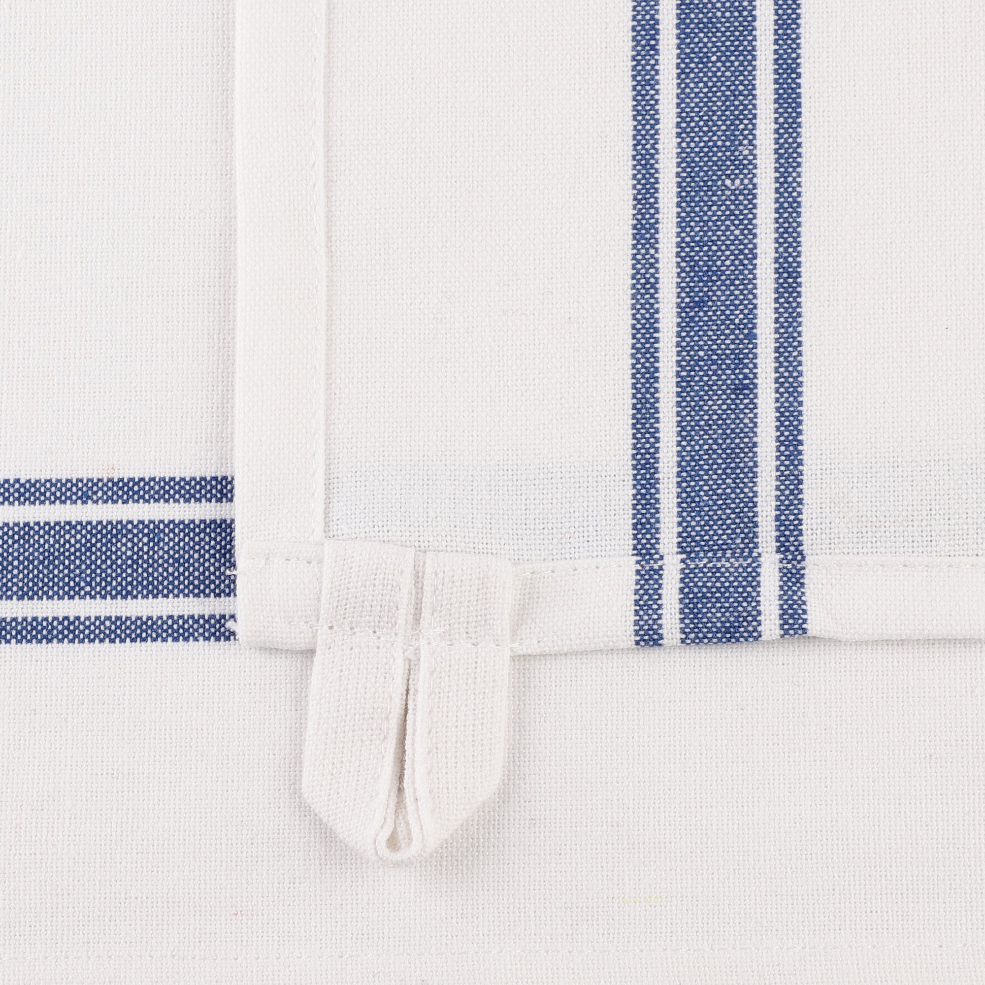 100% Cotton Towel vintage strips golf kitchen pack of 12 - Blue color