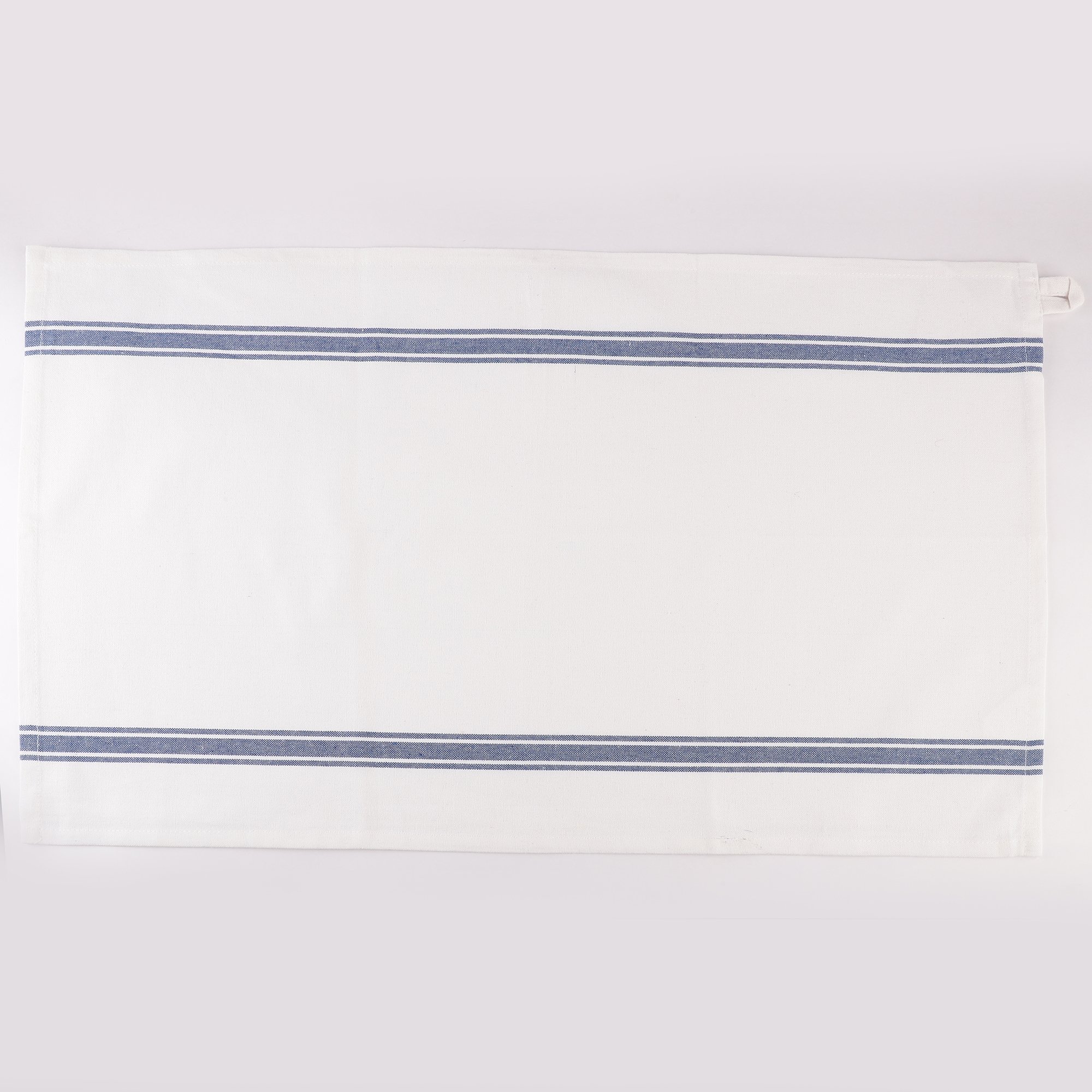 100% Cotton Towel vintage strips golf kitchen pack of 12 - Blue color