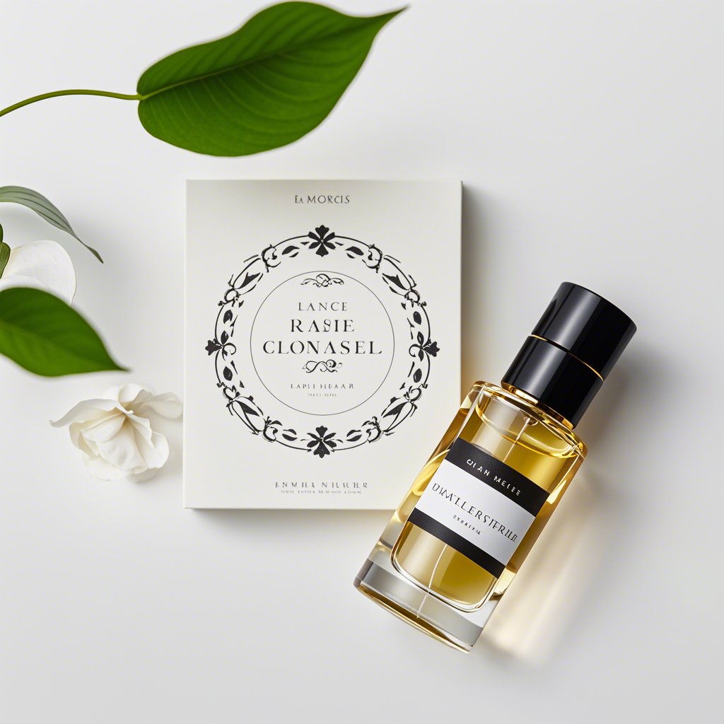 Perfume bottle label printing custom Perfume labels roll sticker for Perfume