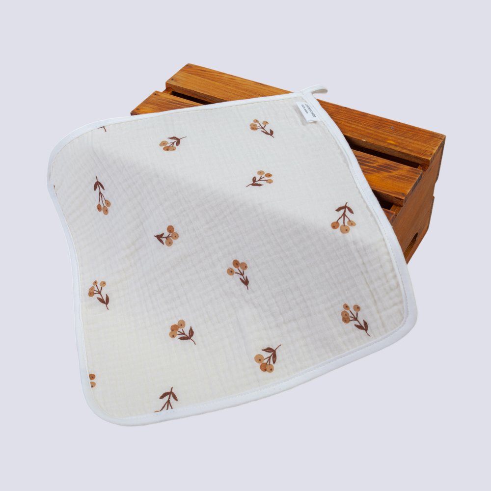 4 layers newborn face wash towel quick-dry cotton printed baby burp cloths baby blanket handkerchief towels baby washcloths