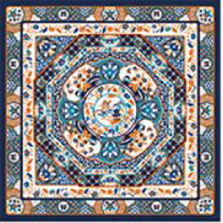 Hot Sale Women Luxury Elegant Brand Scarf 12mm Wrap Wholesale Print 55*55cm Satin Handkerchief Ladies Silk Feeling Square Scarf