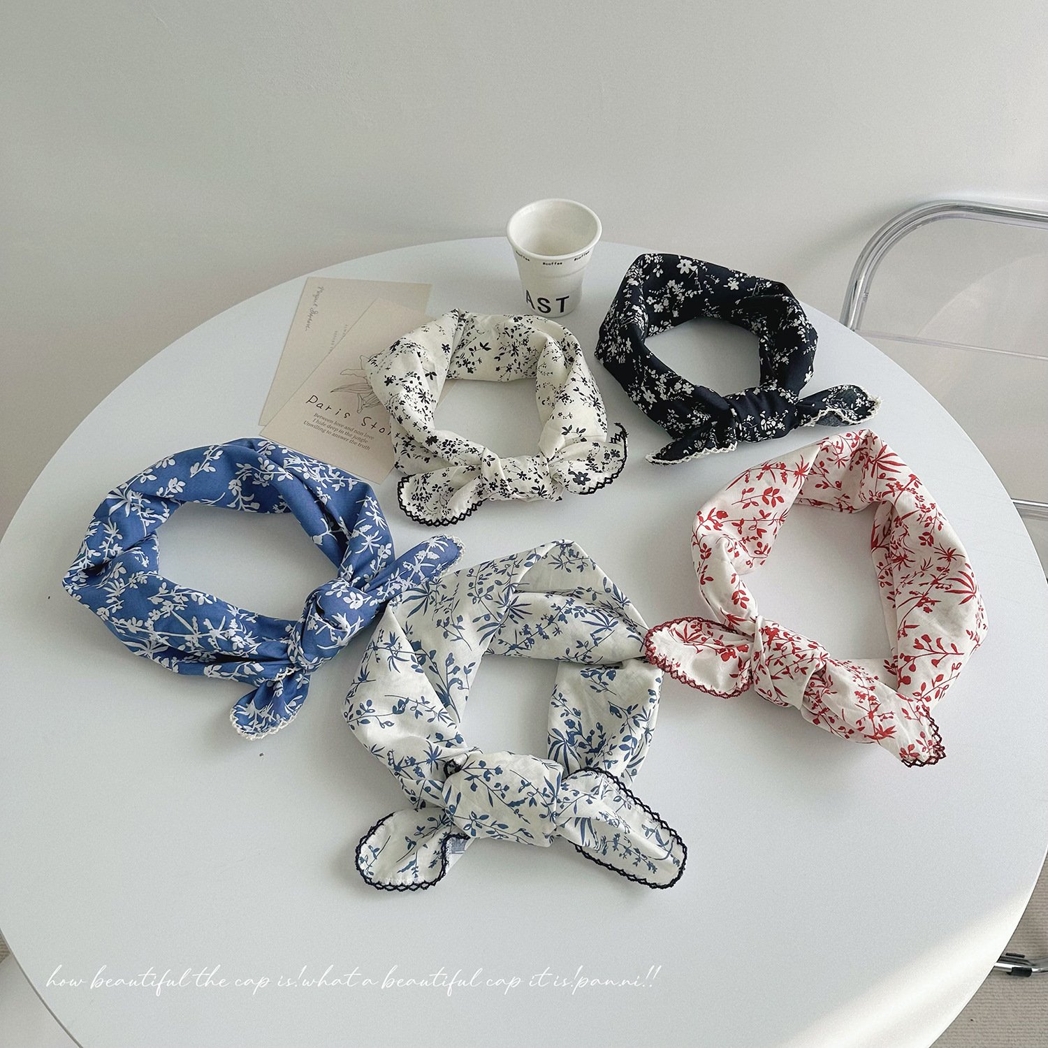 Soft cotton fabric handkerchief 100% cotton design your own handkerchief