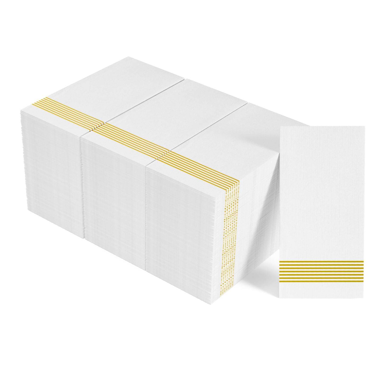 Customized 100 Sheets/Pack 12*17 Inch Printed Luxury Disposable Banquet Party Guests Phnom Penh Towels And Paper Towels