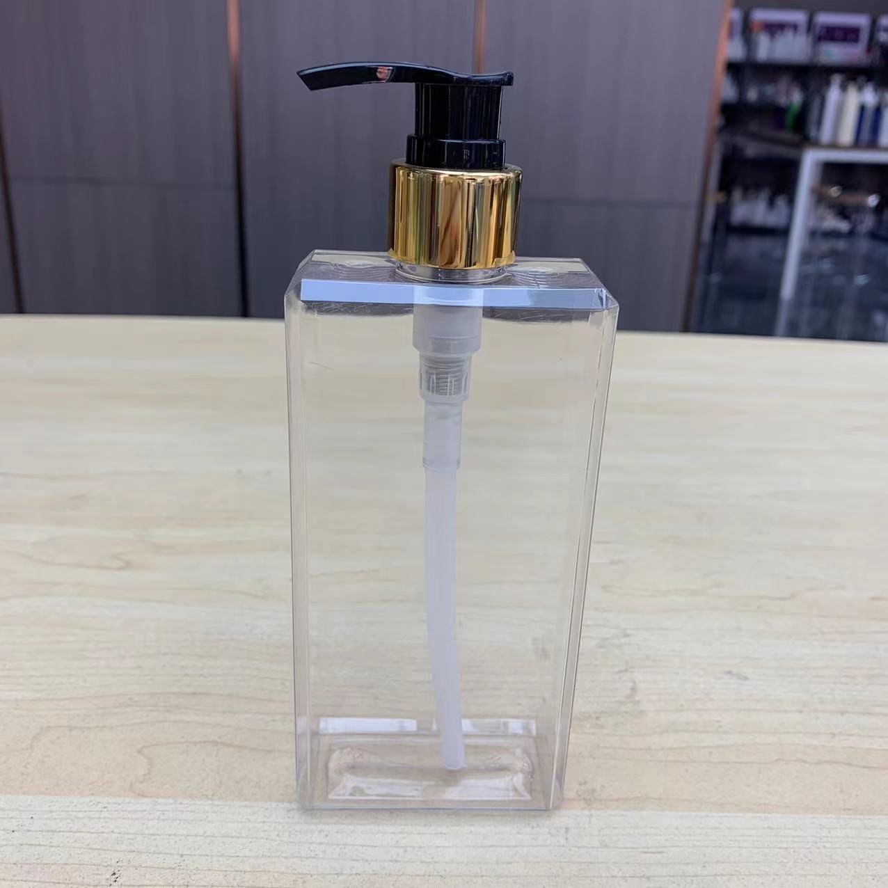 High Quality PET Plastic Shampoo Bottle Shower Gel Bottle Sanitizer Lotion Pump 250ml 500ml 1000ML 1 liter shower gel bottles