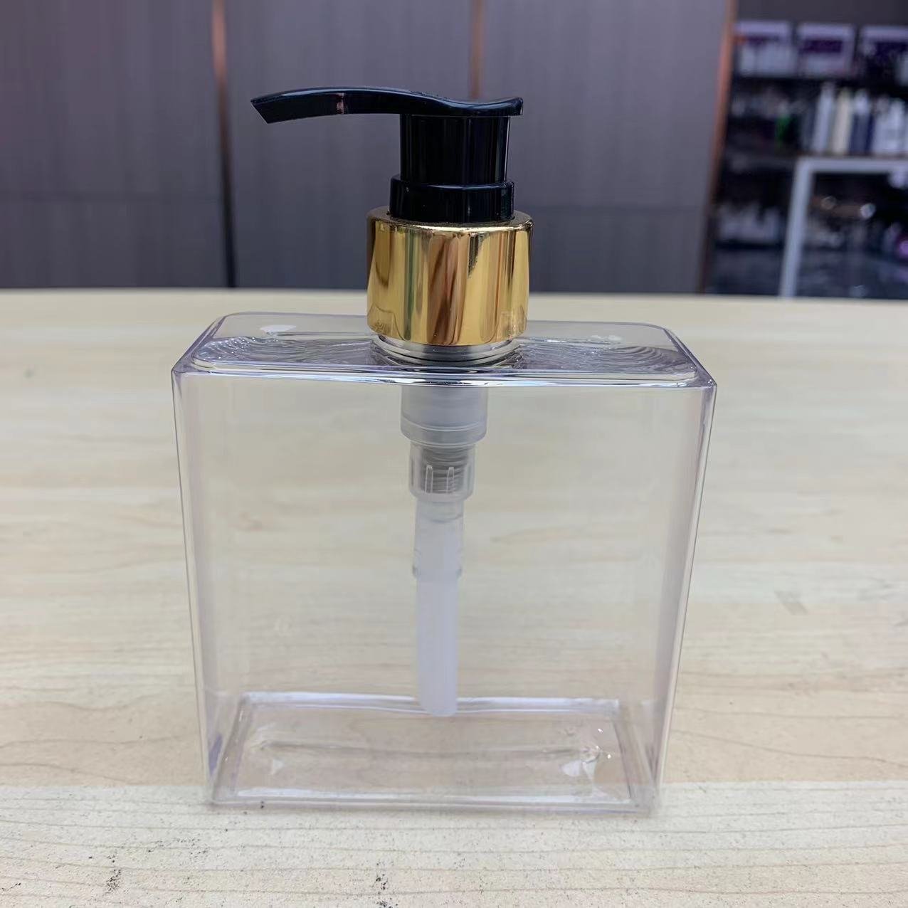 High Quality PET Plastic Shampoo Bottle Shower Gel Bottle Sanitizer Lotion Pump 250ml 500ml 1000ML 1 liter shower gel bottles