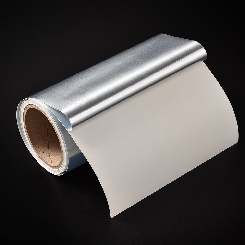 Printable waterproof Vinyl Sticker Paper A4 size Sheets self adhesive brushed silver label