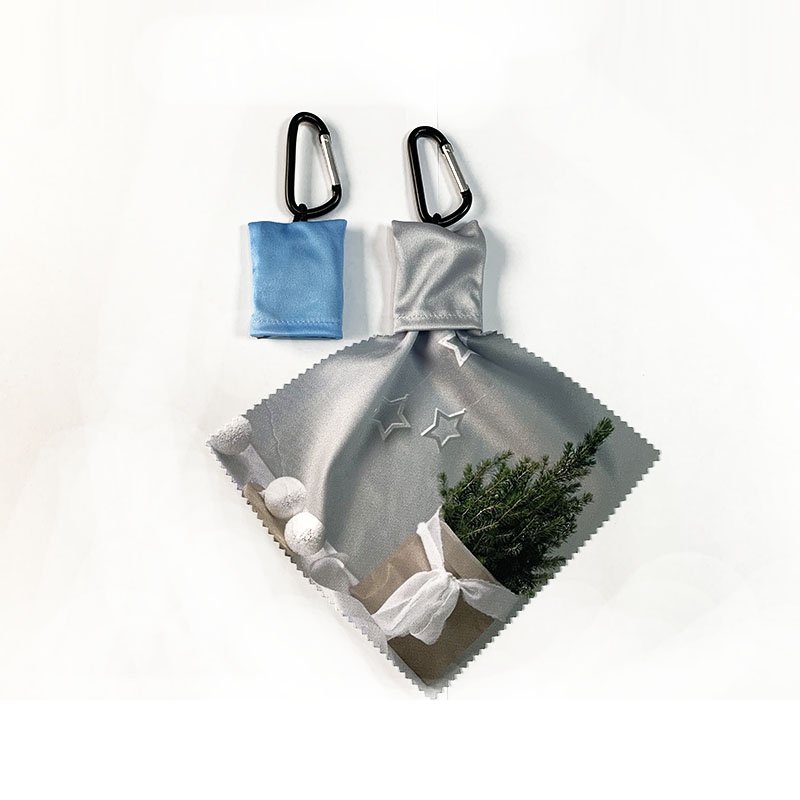 custom design Handkerchiefs silk jewelry soft fabric cleaning cloth microfiber absorbent towel eyeglasses lens cleaning cloth