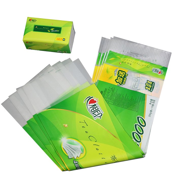 Offer Free Design Logo Customized Printed Toilet Paper Plastic Packaging Bags