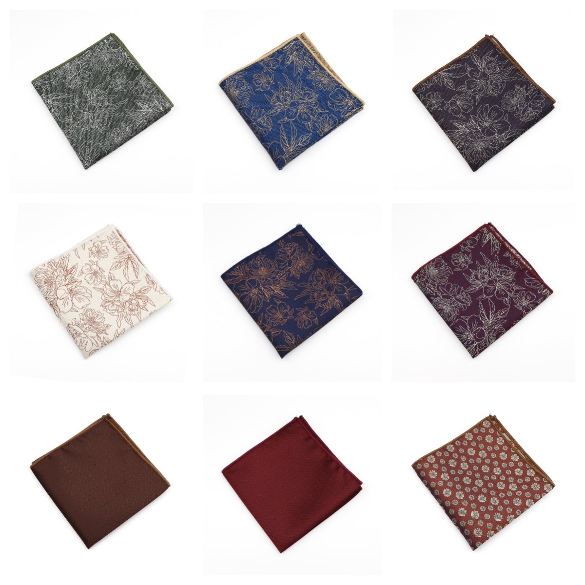 New British retro pattern pocket square handkerchief for men suit pocket towel pocket gift handkerchief