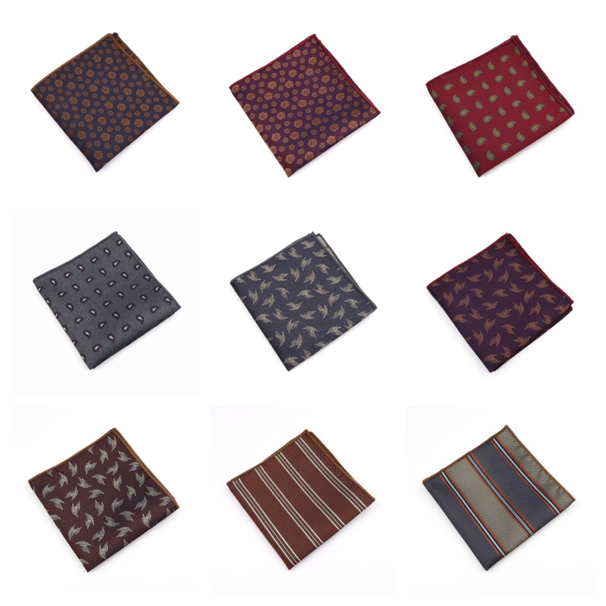 New British retro pattern pocket square handkerchief for men suit pocket towel pocket gift handkerchief