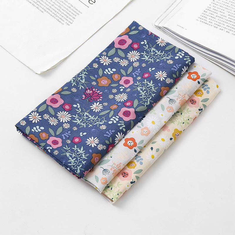 High quality square scarf soft handkerchief striped print 100% cotton pocket square towel men and women customization wholesale