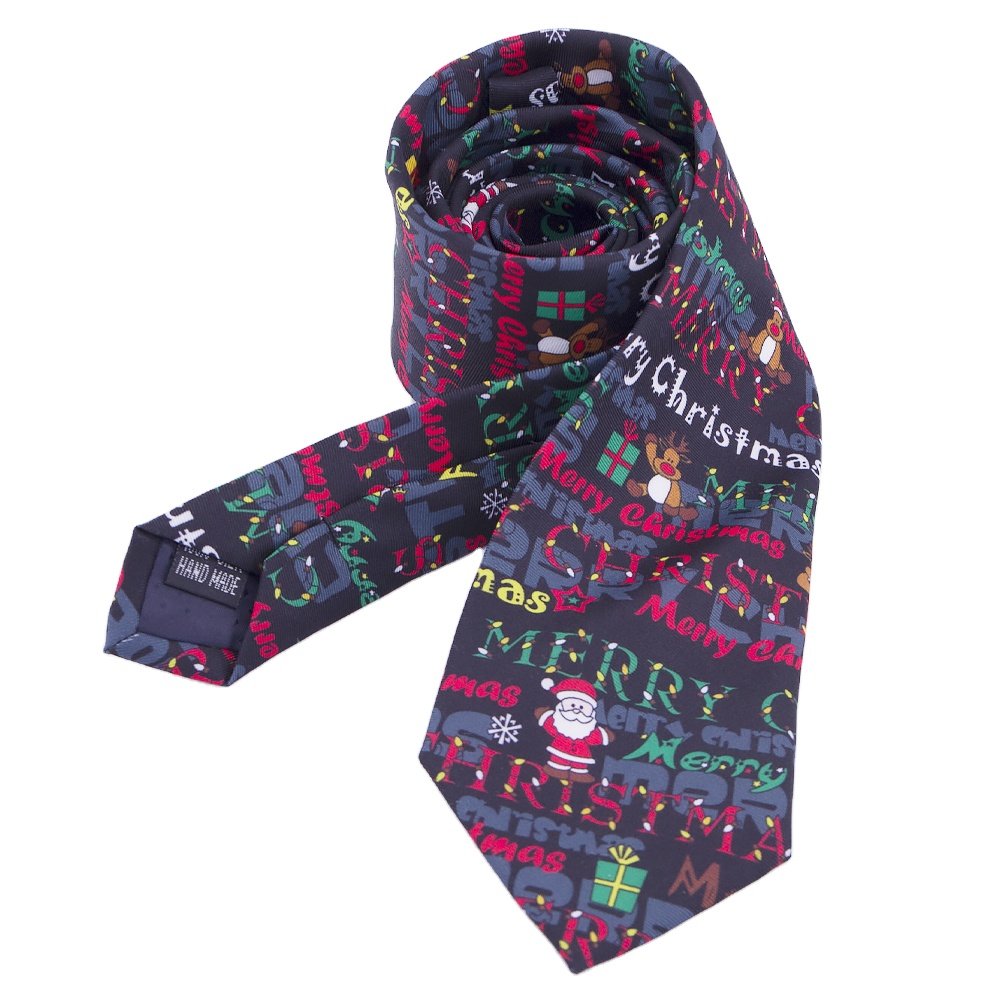 Manxiang Jacquard Woven Handmade Italian Xmas Christmas 100% Pure Cravat Organic Silk Custom Blue Necktie
