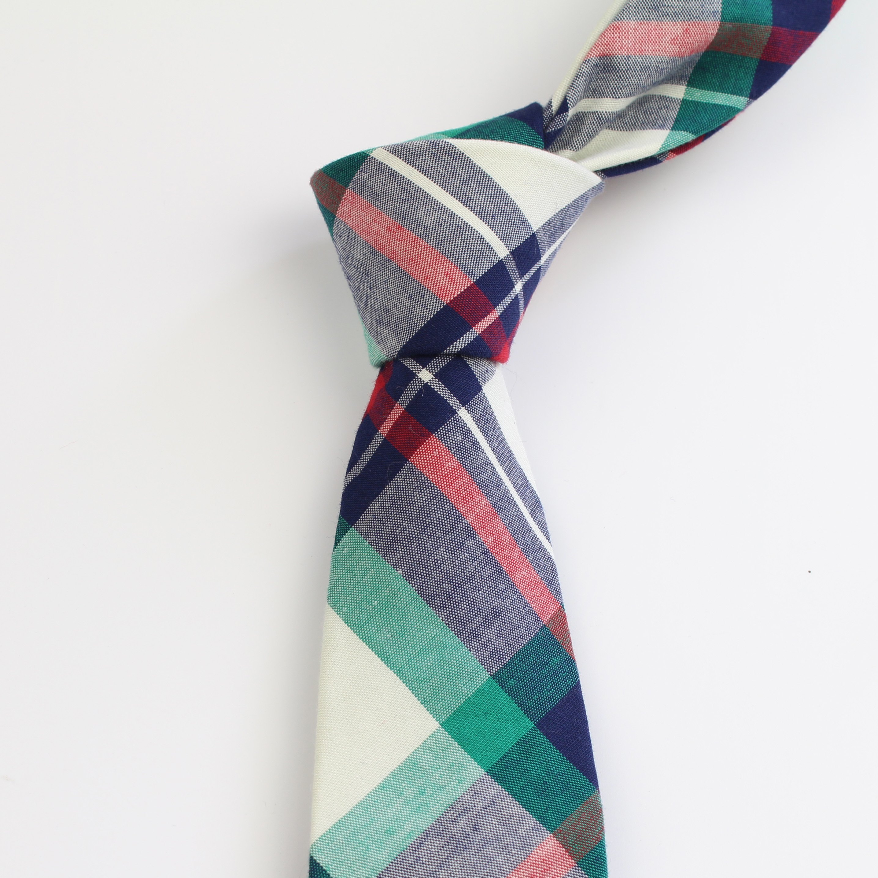 Women Tie Classic Men's Plaid Necktie Casual Sweet Rainbow Suit Bowknots Ties Male Cotton Skinny Slim Ties Colourful Cravat
