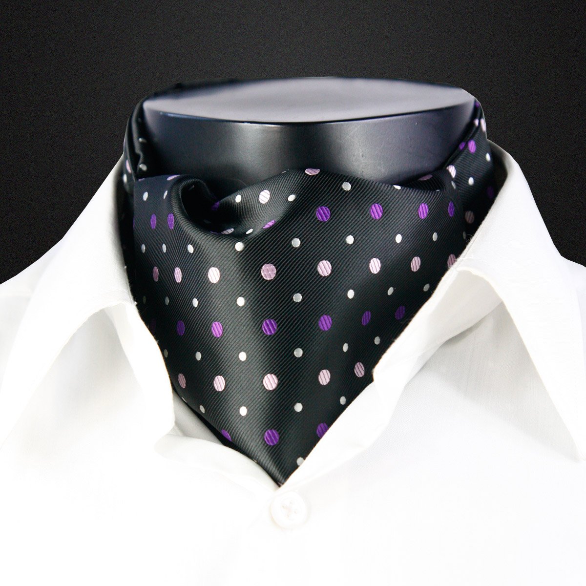 Hamocigia Custom Made High Quality Microfiber Royal Ascot for Men Cravats