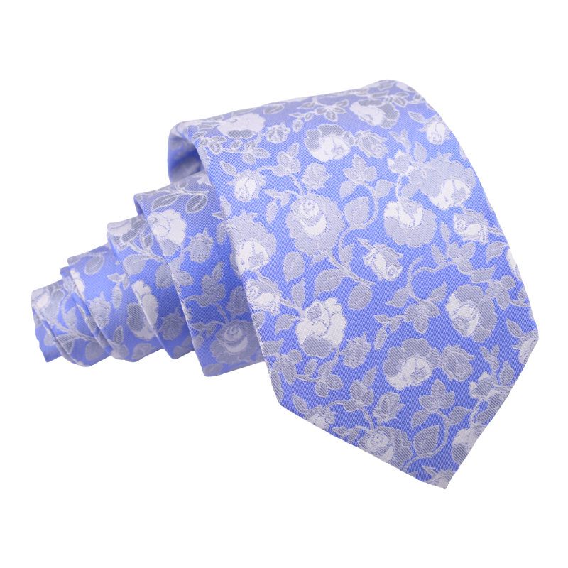 High End Custom Design Business Floral Cravat 7 Fold Silk Ties