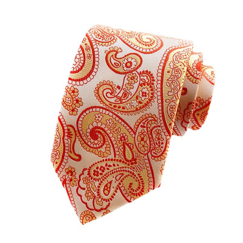 Fashion Business Wedding Party Suit Cravat 100% Silk Ties Paisley Necktie For Men