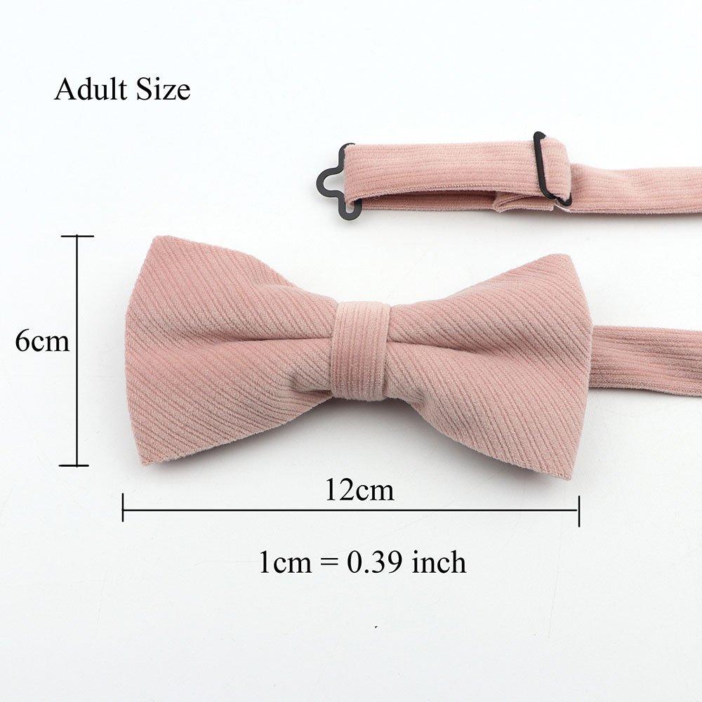 NEW Macarons Solid Color Men Bow Tie Super Soft Suede Classic Shirts Bowtie Bowknot Adult Child Butterfly Cravats For Wedding
