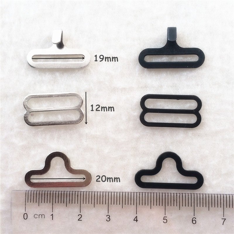Fastener DIY Sewing Hardware Accessories Metal Bow Tie Buckle Adjust Clasp Shoulder Strap Connector Clip Hook