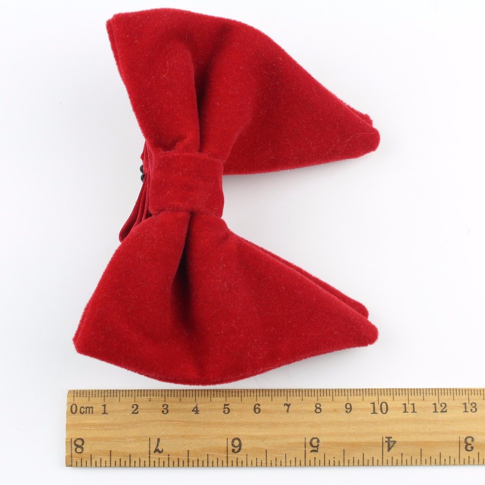 Women Solid Micro Suede Big Bowties Groom Leather Mens Plaid Soft Cravat Thick Butterfly Gravata Male Wedding Bow Ties
