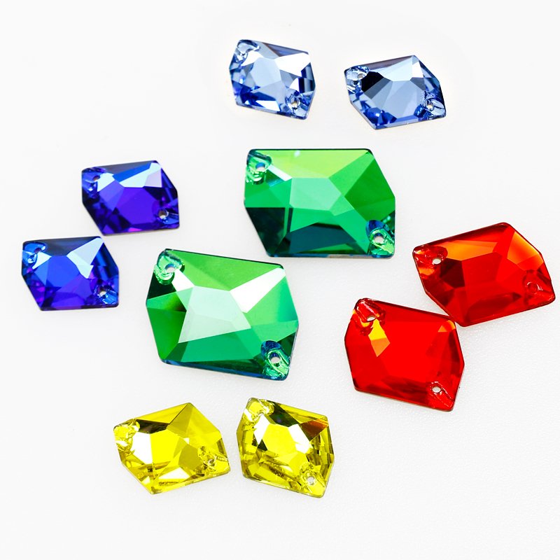 Flatback rhinestones Sew-on crystal Cosmic Shape Glass Rhinestone wholesale lead-free crystal beads Garment sewing accessories
