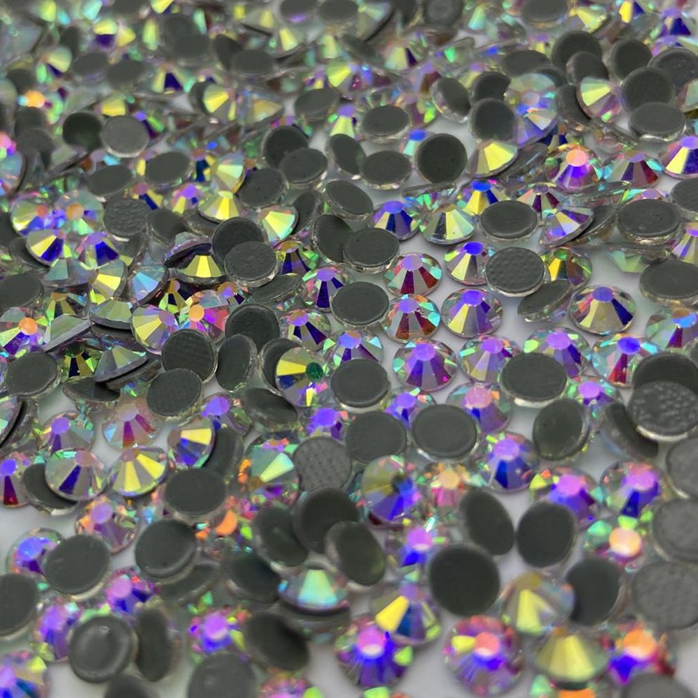 XULIN SS16 100gross/bag Crystal AB Flatback Hot fix Glass Rhinestones Big Bag Bulk For Dance Clothes DIY