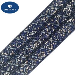 blue rhinestone trimming