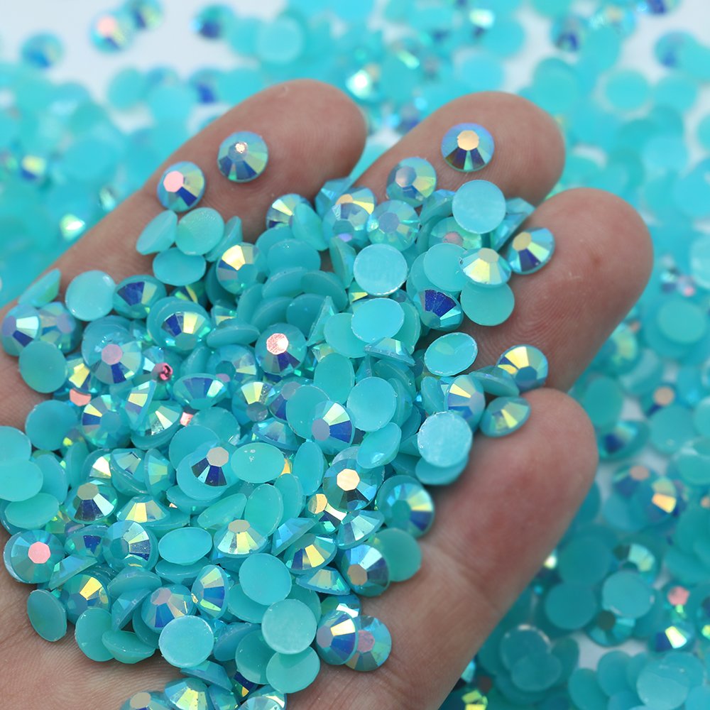 XULIN Wholesale Bling Rhinestone AB Colour 2mm-6mm Crystal Stone Flat Back Rhinestone For Clothing dresses
