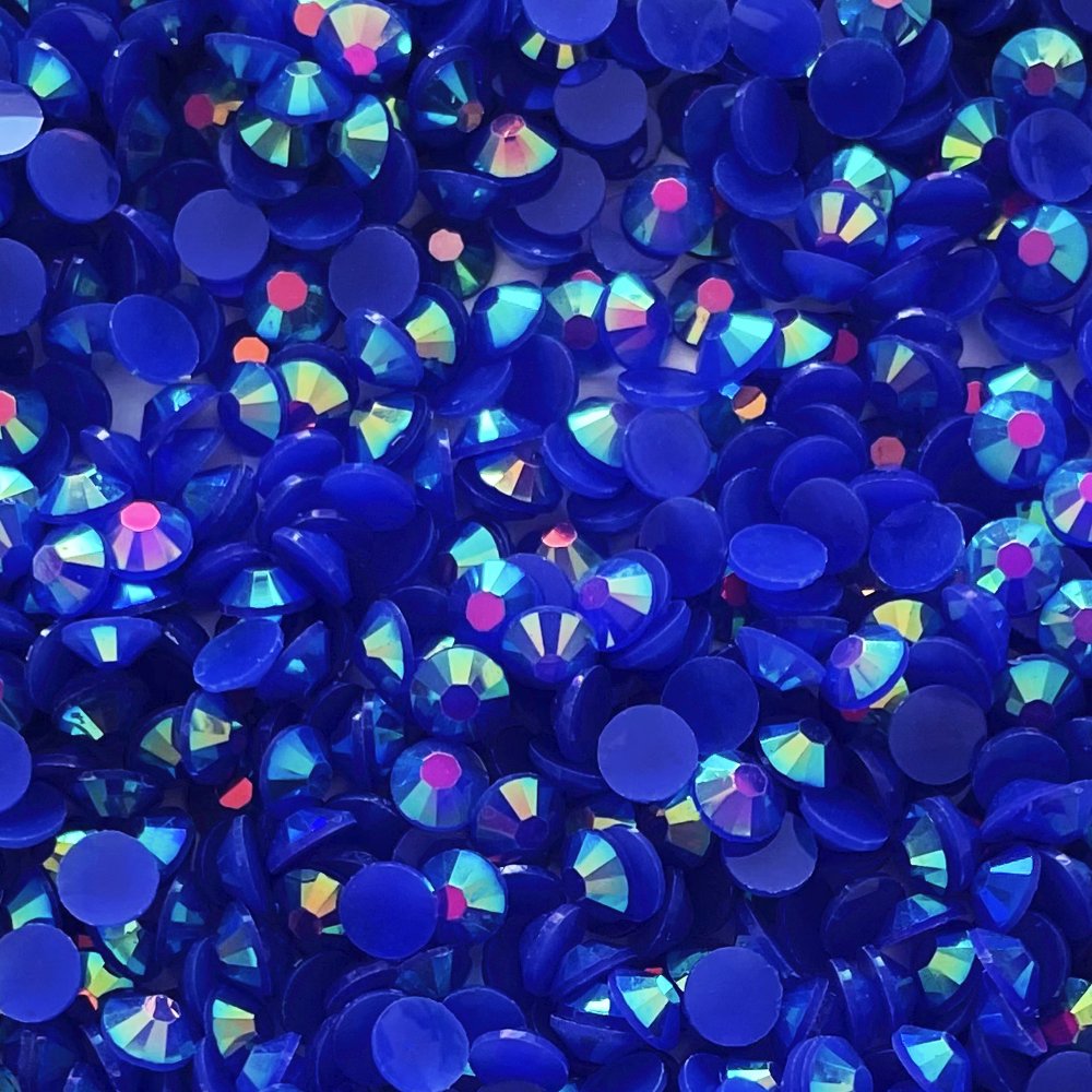 Yantuo Wholesale Small Bag 5mm/5000pcs Flat Back Jelly Bottom Resin Rhinestones Flat Back Rhinestone For Cat Pendant