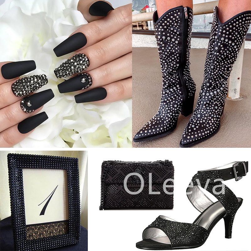Factory Wholesale Glass Stones Nails Art Rhinestone Flat Back Non Hot Fix Crystal Rhinestones for Nails Tumblers