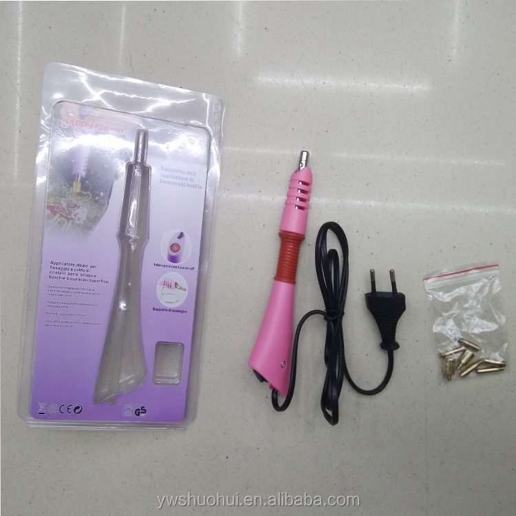 Best Sale DIY Hot Fix Applicator Tools Wand Rhinestone Gun fixing Machine