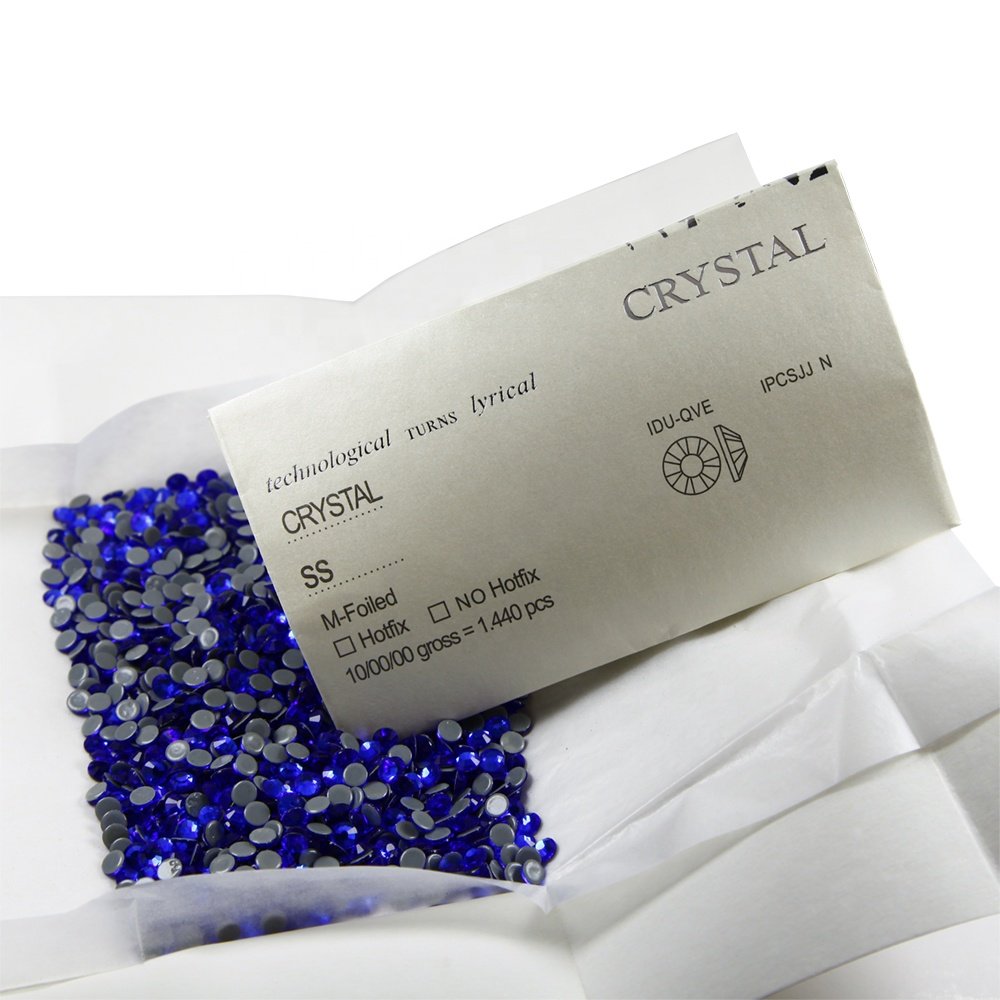pujiang yantuo SS20 10ss Crystal AB strass Flat Back Glass Crystal Hot Fix Rhinestone For bikini