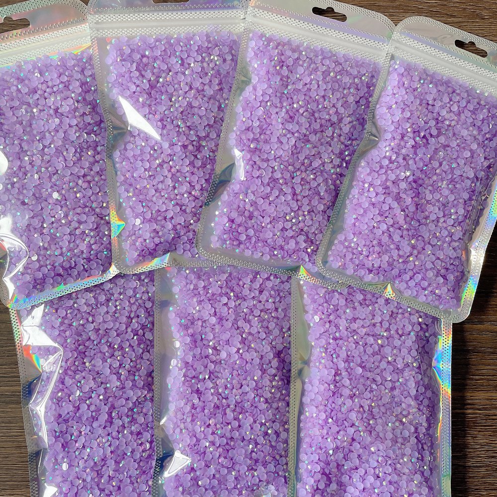 Yantuo Non Hotfix Rhinestones Wholesale Best Selling Color Jelly AB Resin for DIY Art High Grade Garment Shoes Bags Nail Art