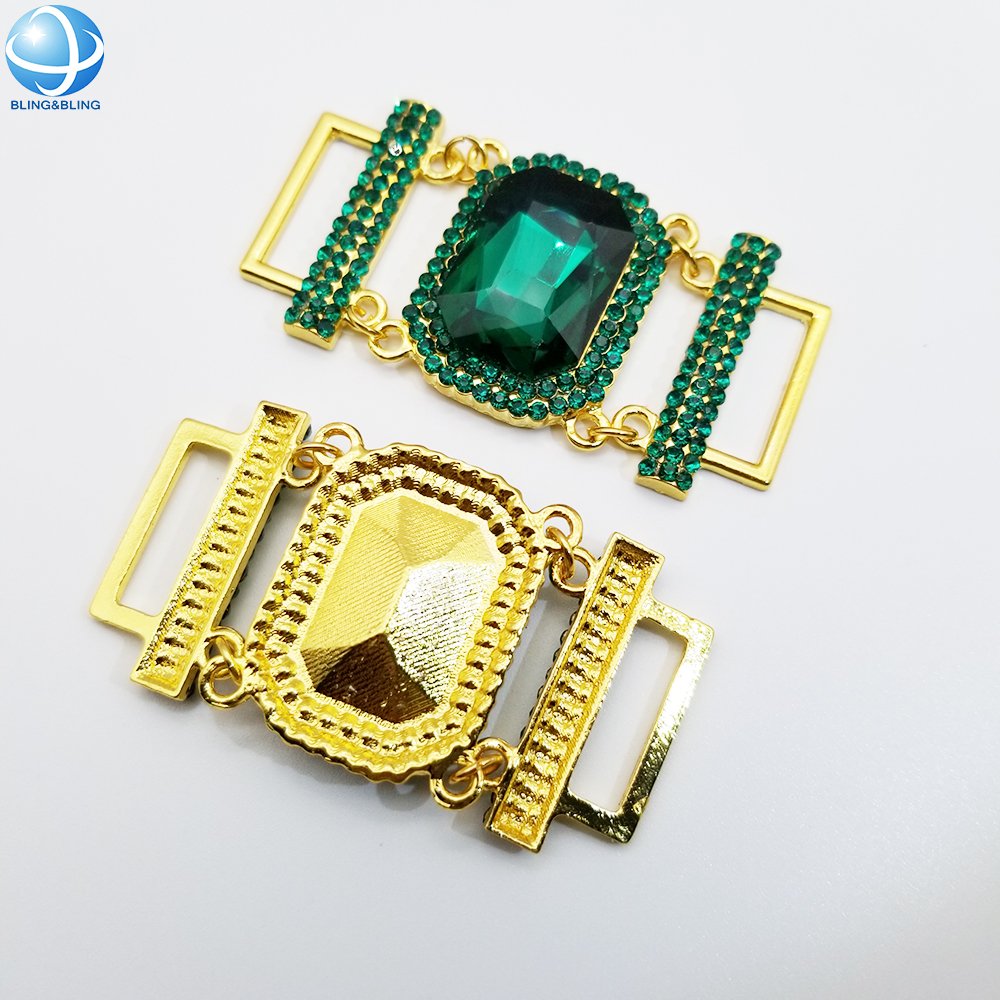 Diamante Rhinestone buckle chains bikini bra connectors decorations swimwear accessories