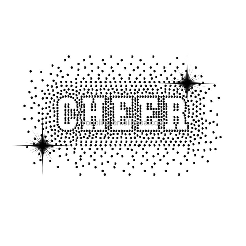 New Various Color CHEER SCATTER CHEERLEADING Hotfix Rhinestone Cheer Heat Transfers Iron On Motif Design for Garments