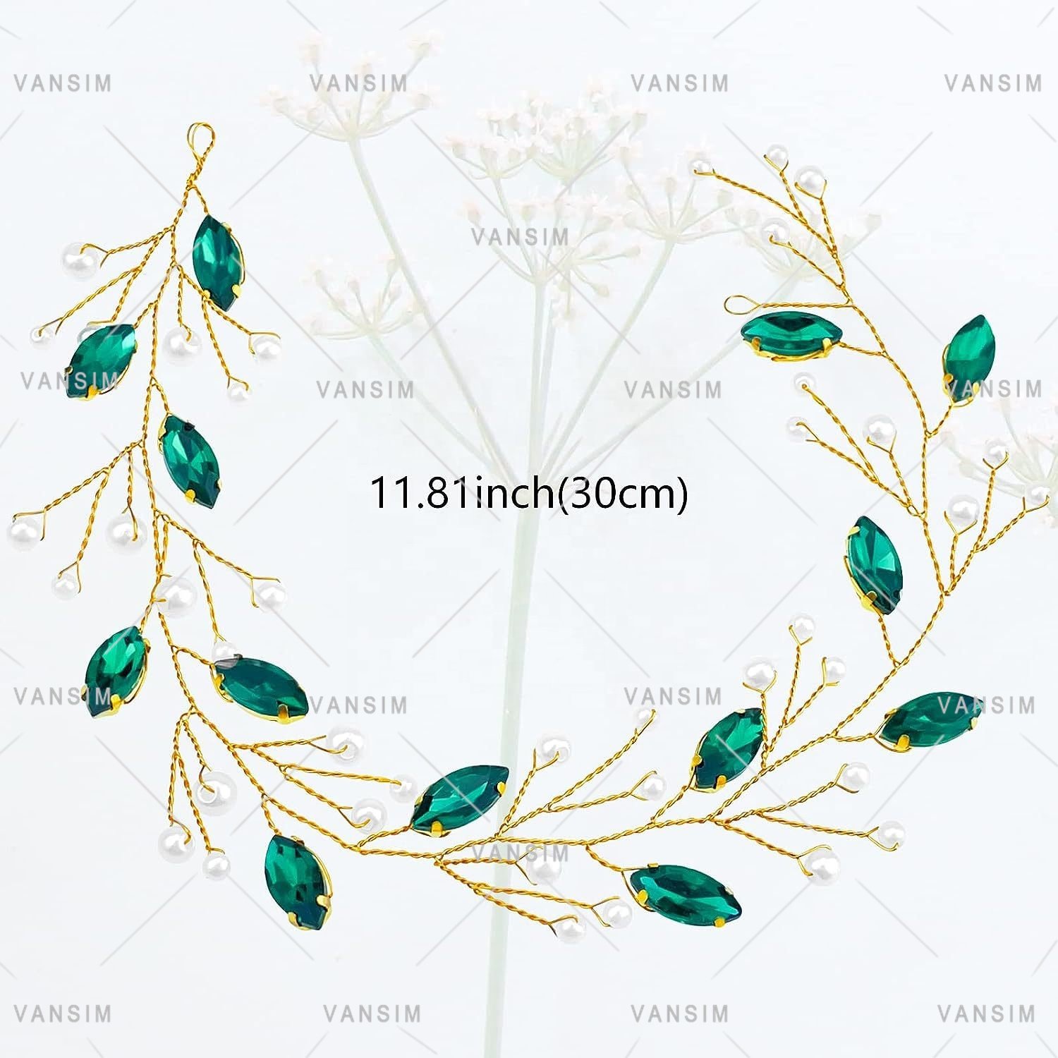 Handmade 3D Brass Wire work Colors Crystal Flower Accessory Rhinestone applique for prom Bridal Dress