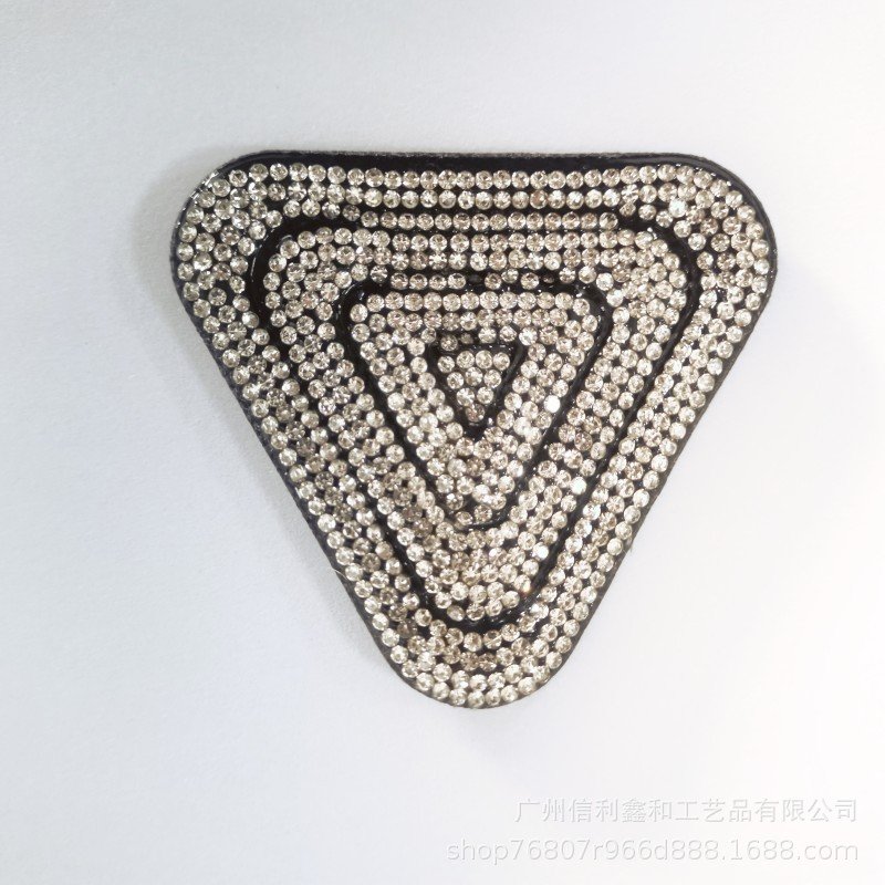 Shoe Flower Toe with Diamond Circular Square Triangular Toe Accessories with Rhinestone for Car Machine Cut Glass Rhinestones