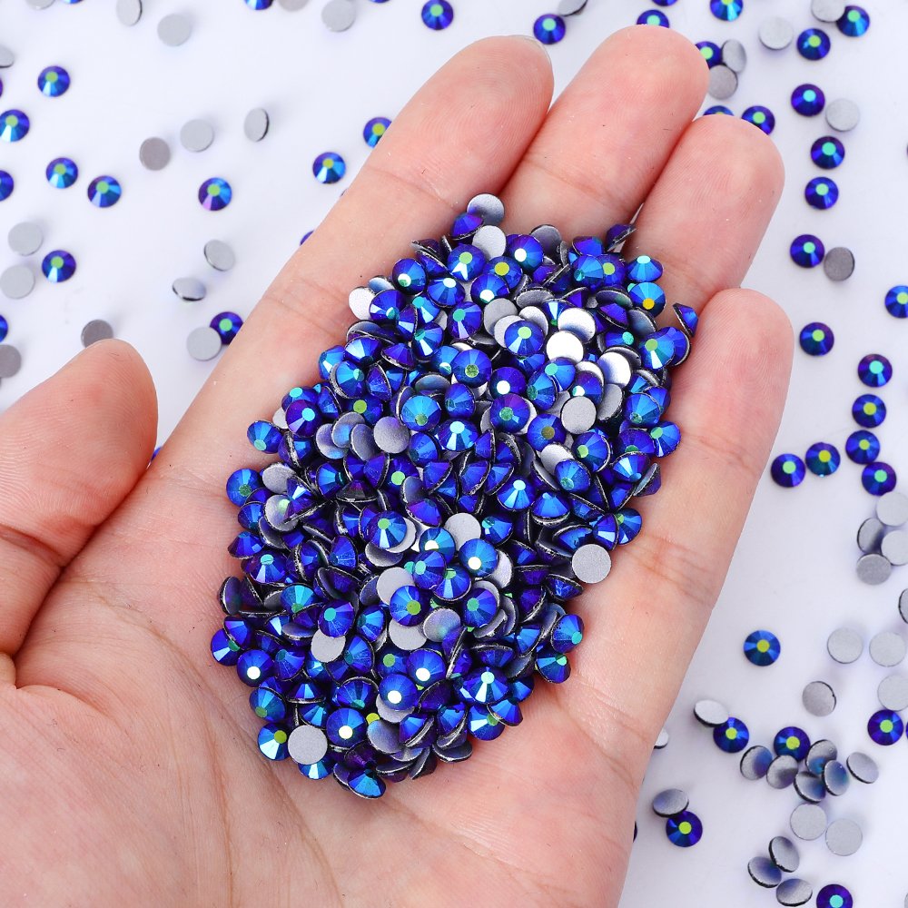 Wholesale Bling Bling Non Hotfix Brown Glass Rhinestones Nail Rhinestone For Nail Art Decoration