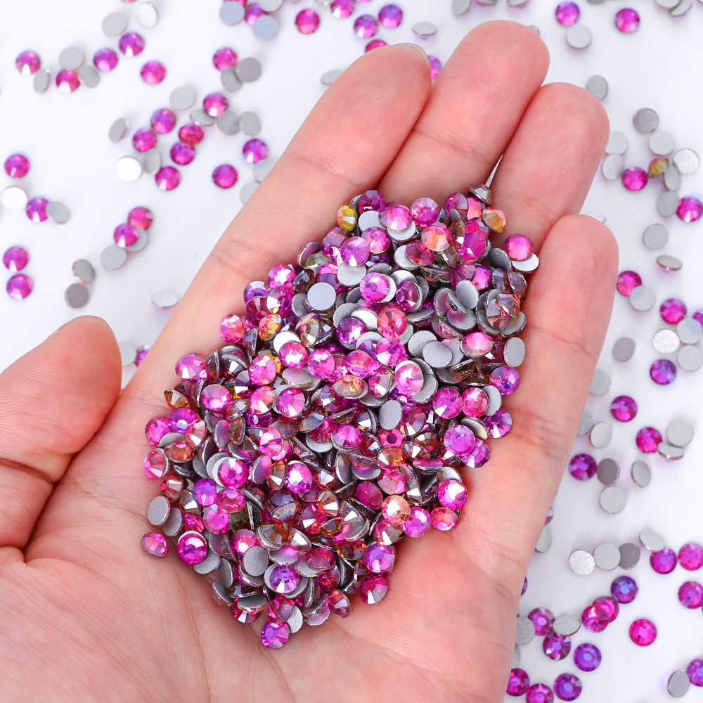 Wholesale Bling Bling Non Hotfix Brown Glass Rhinestones Nail Rhinestone For Nail Art Decoration